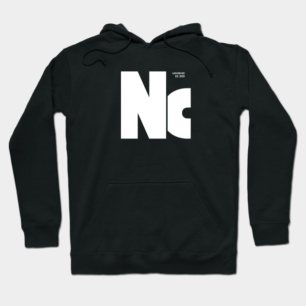 Nonsense Founder Logo Hoodie by NonsenseArt